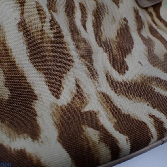 Christian dior canvas Handbag Leopard Print - Picture 7 of 10